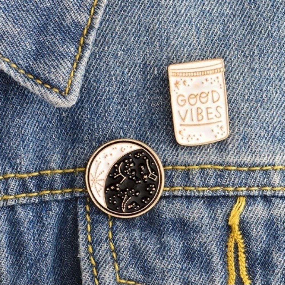 Good Vibes Astrology Metal Pin Set - Picture 2 of 8